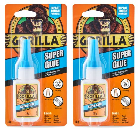 Gorilla Super Glue 15g (2 Pack)