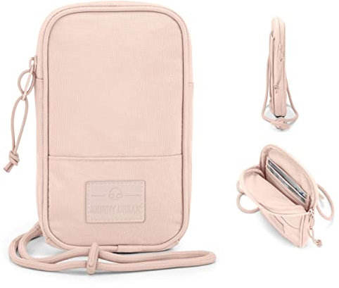 Johnny Urban Umhängetasche Herren & Damen Rosa - Josh - Kleine Handytasche für Festival, Konzert & Urlaub - Handy Tasche Klein & Flach - Wasserabweisend