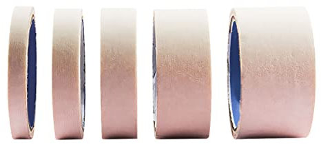 NUOBESTY 5rouleaux Ruban Adhésif De Masquage Ruban Adhésif Multifonction Pratique Pour Artistes Fournitures Pour Artistes Et Travaux De Finition