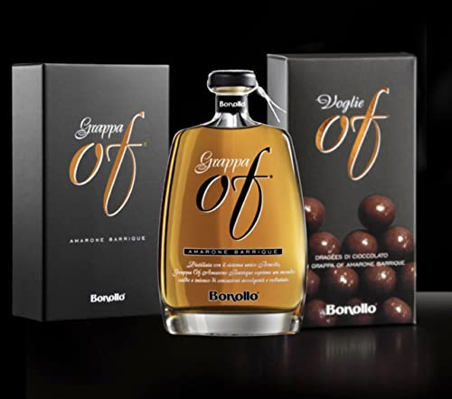 Bonollo Grappa Amarone Barrique + Cioccolatini alla Grappa 300g