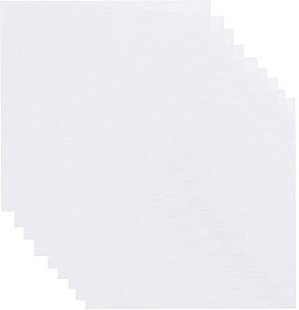 16 Blatt Stickpapier Transferpapier klar wasserlösliche Folien abwaschen Stoffstabilisatoren für Stickerei und Topping