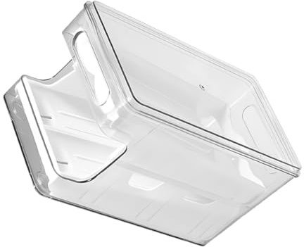 AUTSUPPL Organizador De Huevos Nevera Transparente, Dispensador Deslizante De Doble Capa, Bandeja Apilable Para Almacenamiento Refrigerador, Capacidad Ampliada, Reutilizable Para Cocina y Congelador