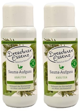 2er Pack Dresdner Essenz Sauna-Aufguss Kräuter 2 x 250ml
