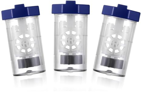 Ptdfjspt 3 Pieces Hydrogen Peroxide Contact Lens Case Cleaner, Eye Scleral Contact Lens Stiff Clip Washer Machine, Portable