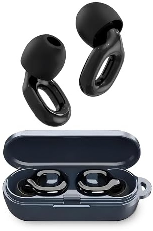 Bouchon d'oreille Anti-Bruit 35dB en silicone souple 7 Tailles (XS/S/M/L) Discret Réutilisable étui de Transport pour les Voyages Concert Festival Travail Concentration Sommeil Sensibilité au bruit