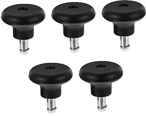 LAPYAPPE 5pezzi Ruote Fisse Pu Per Sedia Da Ufficio Ruote Silenziose e Resistenti Per Arredamento Di Casa e Ufficio Facile Installazione e Design Contemporaneo