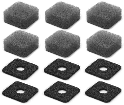 KEWUF 6 Pcs Bonnette Micro Anti Pop, Mousse Micro Anti Vent Anti Bruit Professionel Filtre en Mousse Compatible avec Caméra d'action Insta360 X4、Insta360 X3 pour Sport, Voyage