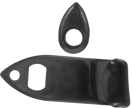 BESTonZON Sassofono Accessori Supporto per Sax Poggia Pollice Sostituzione, Gancio Comodo in Plastica Nero, per Strumenti a Soffi