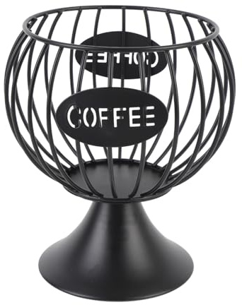 ACOGEDO Cestino per Cialde per caffè, Base Ponderata, Moderno Portacapsule per caffè in Ferro per Ornamento da Tavolo Domestico, Accessibile con Stile Al Tuo POD COUNTERTOP COFFEE, Proteggilo