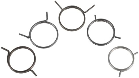 DIYEAH 5 Pièces Kit de Ressorts pour Serrure de Porte Compatible Universellement en Fer Robuste Argenté pour Poignées et Loquets, Adapté aux Bureaux et Portes Résidentielles
