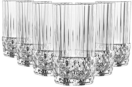 Bormioli Rocco America '20s Shot Glasses - Vintage Art Deco Liqueur Shooter Glasses - 80ml - Clear - Pack of 12