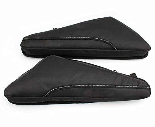 iSpchen 2 Stück Seitliche Satteltaschen Motorrad Seitentasche Dreieckge Rahmentasche Werkzeugtaschen Motorrad Gepäck Taschen Aufbewahrungstasche Kompatibel mit R1200Gs R1250Gs R1200R F750Gs F850Gs