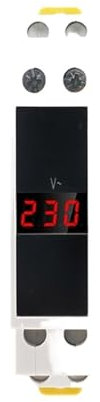 DEBLAN SDM011 Strumento Elettrico elettronico voltmetro con Display Digitale monofase Tipo Binario modulare AC80-500V