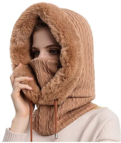 Balaclava Skimaske Winter Sturmhaube Für Kaltes Wetter Warm Winddicht Verstellbar Kapuzenschal Damen Schalmütze Damen Winter Sturmhaube Damen Unter Helm