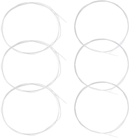 Juego De 6 Cuerdas De Guitarra Clásica De Nailon Con Entorchado De Cobre Para Guitarra Española Y Concierto Acústico Accesorios De Repuesto Para Instrumentos Musicales Diámetros Precisos