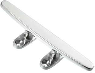 Motoforti 6 Inch Flagpole Cleat Hook Boat Deck Rope Cleat Stainless Steel Long-lasting