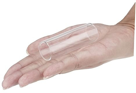 Gitarren Slide aus Glas, 2 Stück, Weiß, 5.1cm für Gitarristen | Glaskörper, Klare Brillanz und Sustain, für Präzise Intonation bei E-gitarre und Akustik