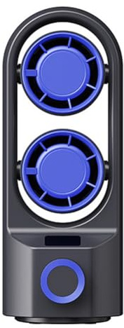 Bnnlqpsttg Ventilador Eléctrico de Escritorio Doble Cabeza, Cabeza Sacudida, Ventilador de Torre de Escritorio, Mini Ventilador Silencioso, Oficina en Casa, Ventilador De Aerogenerador A