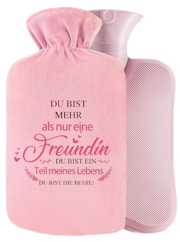 Geschenke für Freundin Frauen Wärmflasche Geburtstagsgeschenk für Frauen Personalisierte Geschenke für Beste Freundin Dankeschön Geschenke Freundschaftsgeschenke (Freundin Senden)