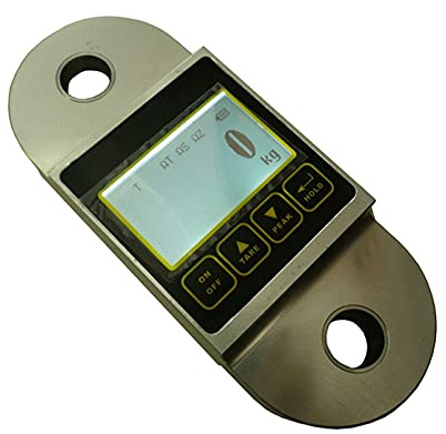 Dinamometro LC-2 1-5t Strumento di misura Forza di tensione Dinamometro digitale impermeabile con gancio per valigia opzionale e gancio N/kg/Lb/oz.