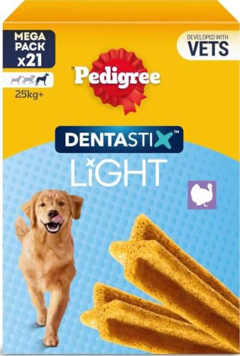 Pedigree Dentastix Light 21 Sticks Dental Chews Large Dog Treats