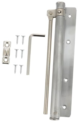 HOMOCONO Ferme Porte Automatique Inox Réglable Amortisseur à Ressort Silencieux Fermeture Douce pour Porte Intérieure et Extérieure Installation Facile et Pratique