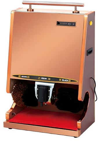 Automatic Shoe Polishing Machine, Low Noise, Spherical Brush, 1-Minute Polishing, Non-Slip Base for Offices and Hotels