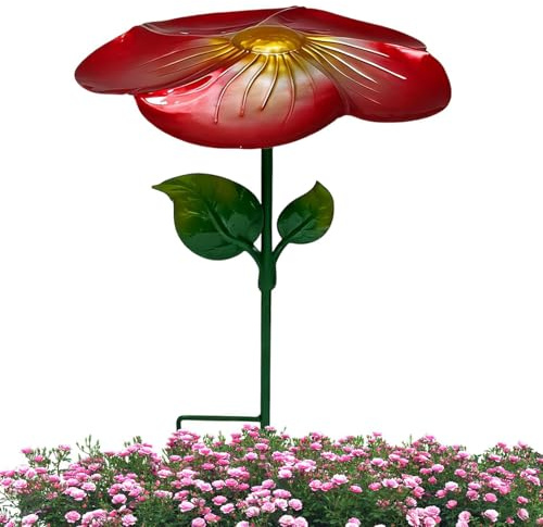 Genérico Sombrilla de jardín para Plantas - Estaca Metálica con Sombrilla para Suculentas de Exterior | para Macetas De Exterior | para Jardines Patios Balcones Viveros Macizos De Flores Suculentas