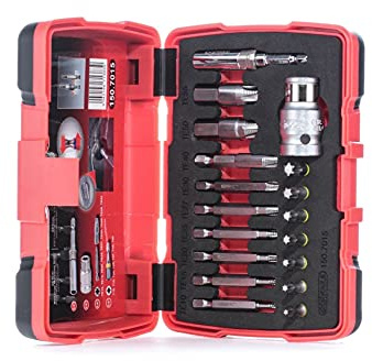 KS Tools 150.7015 1/4 + 10 mm Spezial-TX-Schrauben-Ausdreher-Satz, 18-teilig