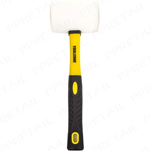 32oz Large White Non Marking Rubber Hammer/Mallet