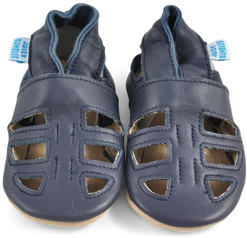 Scarpine Neonato - Bambino Sandali - Scarpe Bambina in Morbida Pelle - Scarpe Neonato Neonata Primi Passi - 0-6 Meses a 2 Anni