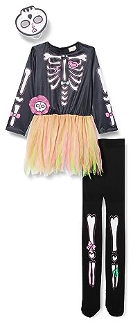 DEGUISEMENT TUTU DIA DE LOS MUERTOS 5-7 ANS