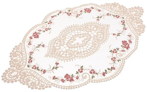 Cabilock Spitze platzsets, 38cm*26cm Stickerei platzsets abwaschbar tischunterlage