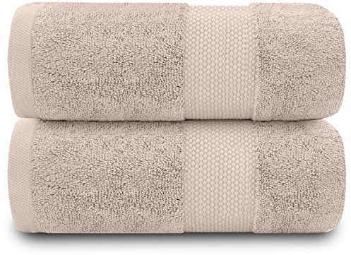 GC GAVENO CAVAILIA 700 GSM badlakan – stora badhanddukar 2-pack – egyptisk bomullshandduk set – snabbtorkande handdukar – mjuka handdukar – mocka – 90 x 140