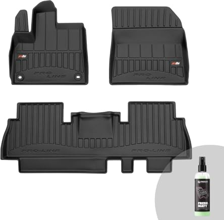 FROGUM ProLine 3D Gummimatten Exklusiven Auto Fußmatten Autofussmatten für Citroën Berlingo III ab 2018, für Opel Combo E ab 2018, für Peugeot Rifter ab 2018 | Die höchsten Kanten