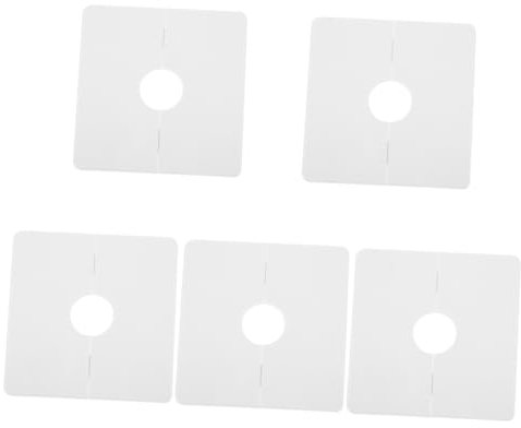 OSALADI 5stücke Wandabdeckung Für Heizungsrohre Selbstklebende Abdeckplatte Für Lüftungs Und Klimaanlagenöffnungen Quadratische Rohrmanschette Dekorativ Und Langlebig