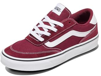 Vans Brooklyn Gymnastikskor för kvinnor, Mocka Canvas Bourgogne Port Royale, 36 EU