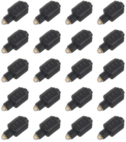 ISTOVO 20X Mini Optical Audio Adapter 3.5MM Female Jack to Digital Toslink Male Plug for Amplifier