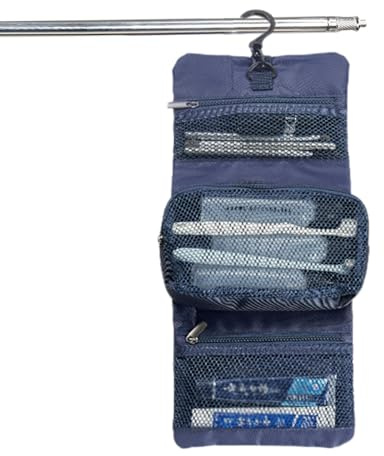 de aseo para hombre, higiénica para hombre | de viaje para afeitado | Estuche organizador de artículos de tocador portátil, de viaje impermeable con gancho para hombres y