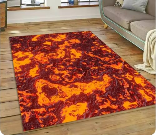 Klassisk vulkan lava-matta matta för sovrum vardagsrum hem soffa dekoration golvmatta, halkfria mattor 200 x 300 cm