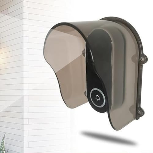 Besttoolifes for Ring Doorbell Cover Waterproof PC Material Rain Cover For Access Control Keypad, Rain Shield Anti-Glare for PROTECTION, Rainproof, Snow, And Humidity Doorbell Cover