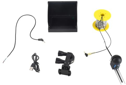 lvifloae Kit fotocamera subacquea per pesca subacquea con monitor LCD da 4,3 pollici, grado di protezione IP67 per la pesca in barca sul lago ghiacciato