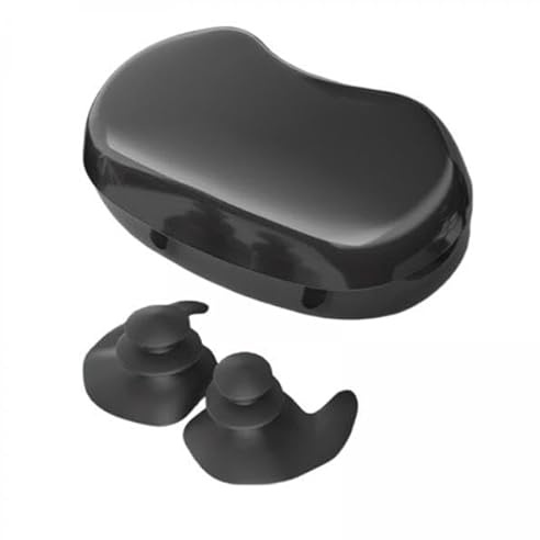 6 tapones de silicona reutilizables para los oídos con funda, protector auditivo, cancelación de ruido, para natación, deportes acuáticos, buceo, baño, mujeres y hombres