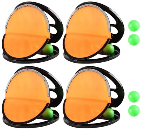 Rrlihjgu Juego De Pelota Lanzar Y Atrapar - Juego De Pelota para Atrapar,Equipo Deportivo para Juegos En Familia, Juguete para Cumpleaños Viajes Verano Camping Y Jardín