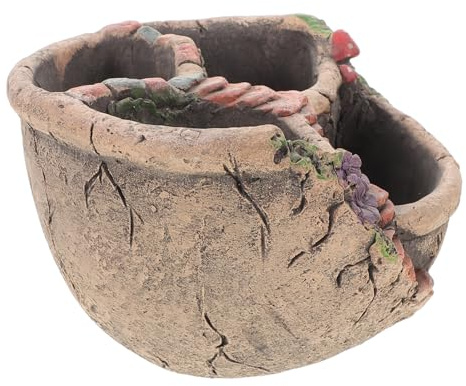 TOYANDONA Maceta De para Cactus Maceta con Orificio De Drenaje para Suculentas Decoración Creativa para Pequeños