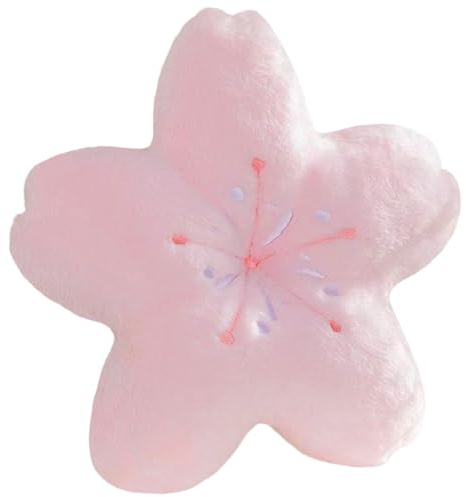 Cojines, Almohada De Flores Sakuras Cojines De Asiento Lindo Cojín De Asiento Silla De Flor De Cerezo Almohada De Felpa Flor Decorativa Decoración De La Habitación Kawaii para Sofá Sofá Dormitorio, D