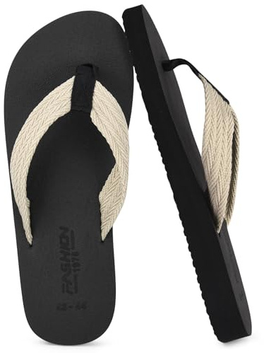 BSBUY Unisex Flip Flops Mens Flatform Beach Flip-Flop EVA Slippers Ladies Girls Yoga Mat Comfortable Beach Travel Platform Sandals Slip-Resistant Flat Flip Flops with Arch Support for Shower