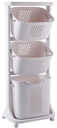 Bretoes Laundry Basket Bathroom Multi-layer Clothes Storage Basket Household, Simple Kitchen Shelf Fruit Stand