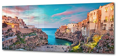 Concept Crystal Quadro su vetro - Immagine stampata su vetro - Disponibile in 5 diverse misure: Serie di città NART04