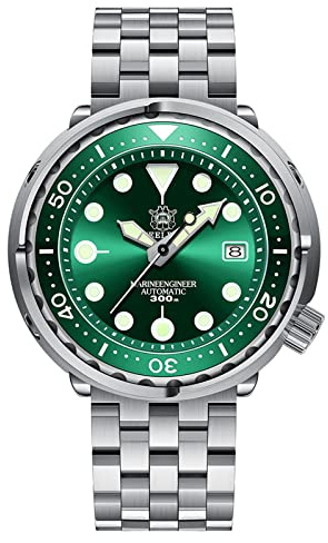 SteeldiveAU SD1975 Taucheruhr, Tuna 2020 ver, NH35, AR Saphir, Lume, Grün, 300 m Taucher, BNIB